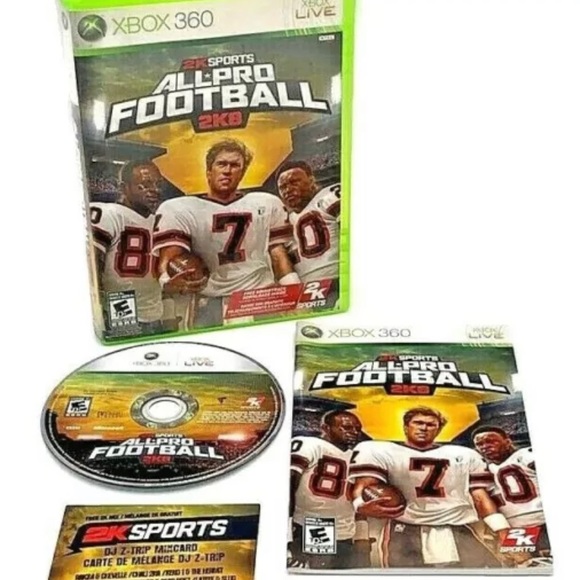 2K Sports All-Pro Football 2K8 Microsoft Xbox 360 Year 2007 Complete CIB Tested - Picture 5 of 12